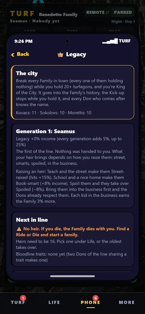 The Legacy app: how to become King of the City, your generation, and who is next in line